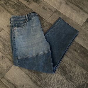 Multi color Jean high waisted